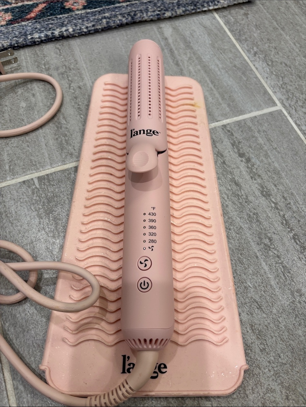 Lange Pink Hair Styling Iron